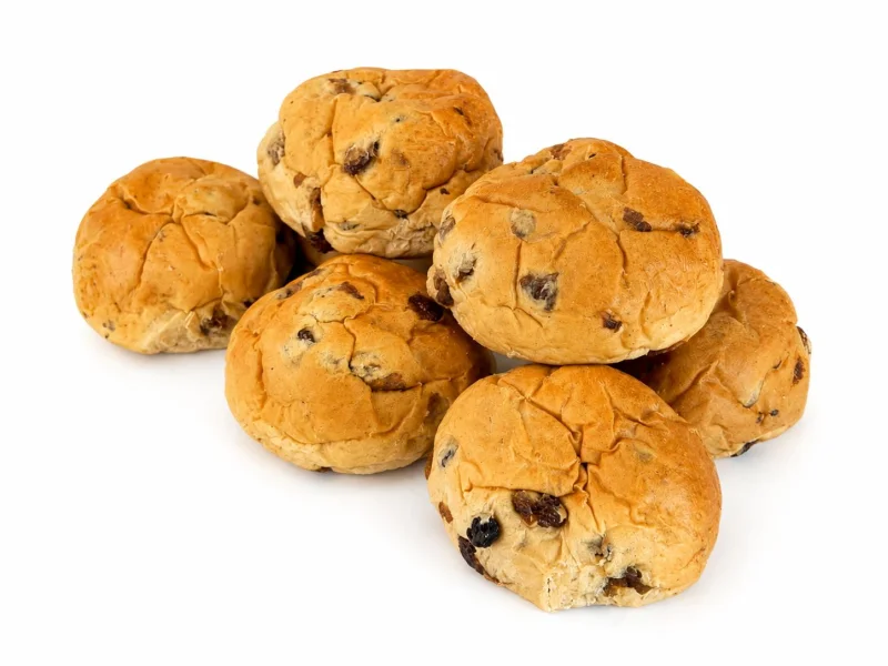 Midi krentenbollen 8 stuks